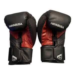 Hayabusa T3 Boxing Gloves Red And Black Used Once 16oz Fighting Gym